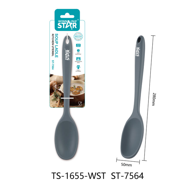 Cucharón de Sopa Winning Star, ST-7564, Silicona, Nylon