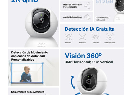 Cámara de Vigilancia TP-Link, Tapo C220
