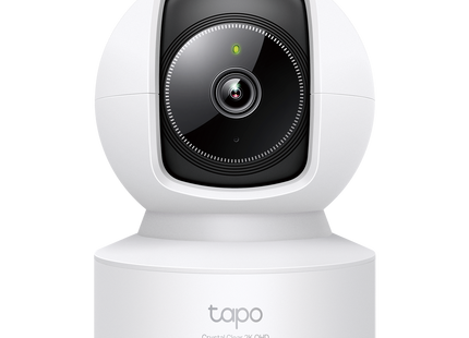 Cámara de seguridad TP-Link Tapo C222 blanca vista frontal con lente 2K QHD