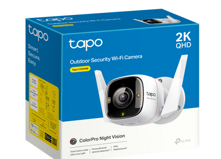 Cámara Inteligente de Vigilancia para Exterior TP-Link, Tapo C325WB