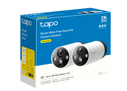 Cámaras de Vigilancia Wi-Fi 2K TP-Link, Tapo C420S2