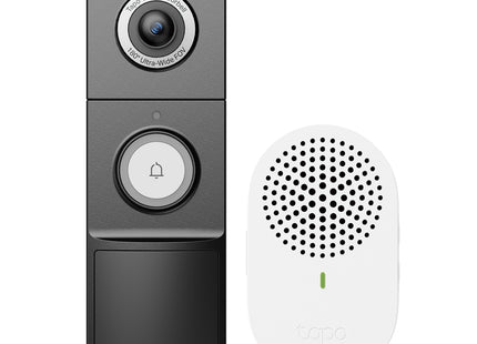 Timbre inteligente TP-Link Tapo D235 con cámara 2K vista frontal completa