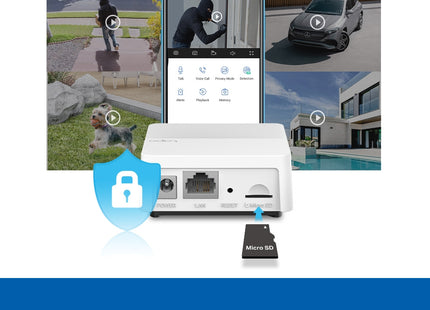TP-Link H200 hub smart con accesorios y cable incluidos