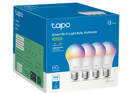 Comparación de tamaño del bombillo TP-Link L530E con bombillo tradicional