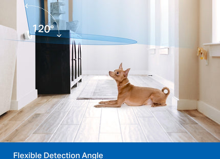 TP-Link T100 sensor movimiento vista superior ángulo diagonal