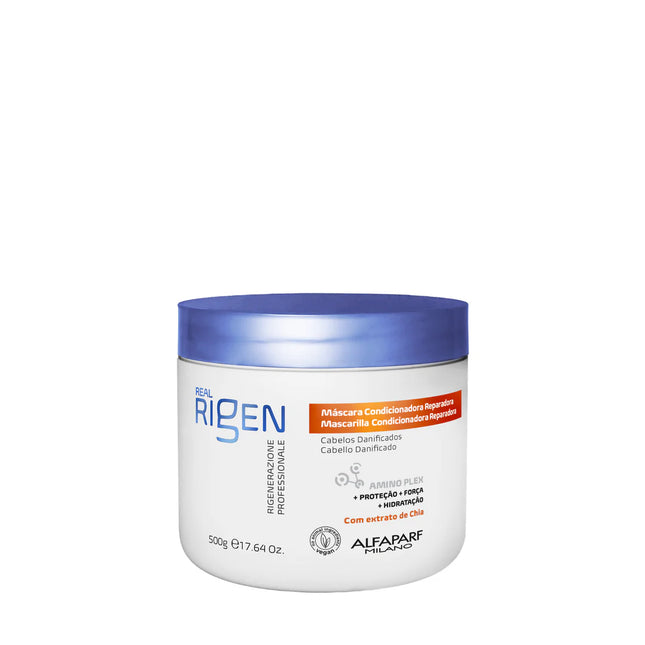 Alfaparf Milano Real Rigen Repair Mascarilla Acondicionadora Reparadora para Cabello Dañado 500g
