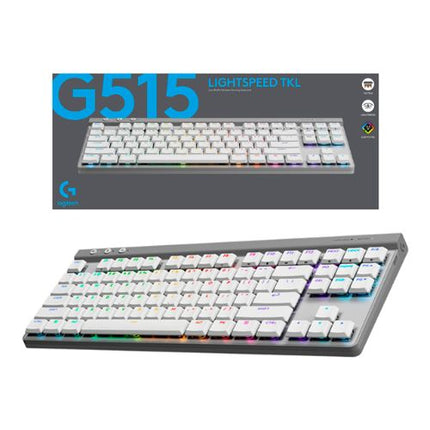 Teclado Gaming RGB Logitech G515 Lightspeed TKL | Mecánico | Inalámbrico | Bluetooth | Inglés