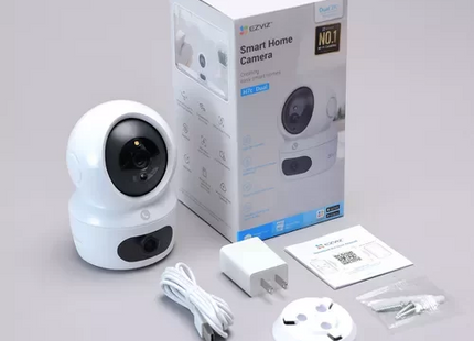 Cámara Ezviz H6c Pro 2K Pan & Tilt | Visión 360°, Detección IA y Audio Bidireccional