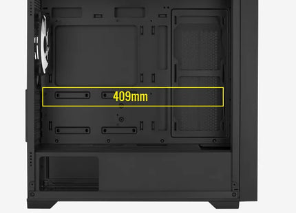 Case RGB AeroCool Tern Mini | Torre Pequeña | Vidrio Templado | 3 Abanicos Delanteros | 1 Abanico Trasero