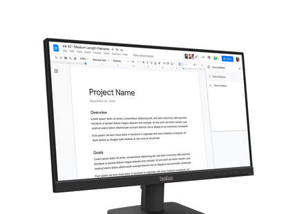 Lenovo monitor ThinkVision S22-4e 21.5 pulgadas FHD 100Hz negro 64CBKAR6LA