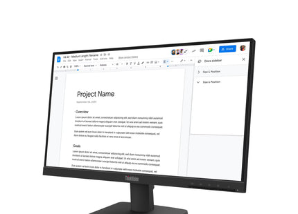 Lenovo monitor ThinkVision S22-4e 21.5 pulgadas FHD 100Hz negro 64CBKAR6LA