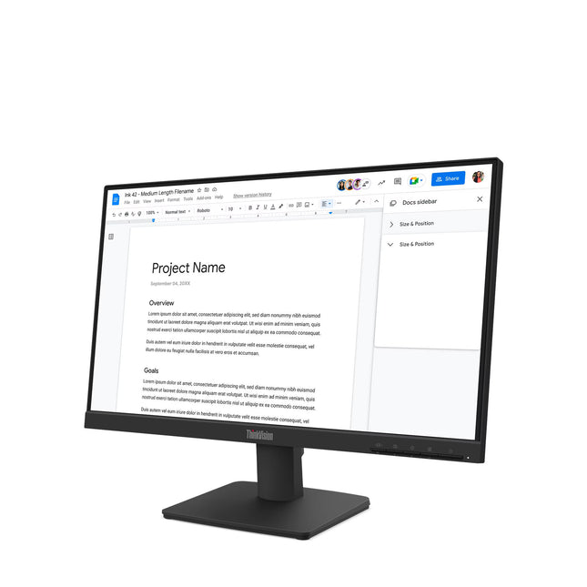 Lenovo monitor ThinkVision S22-4e 21.5 pulgadas FHD 100Hz negro 64CBKAR6LA