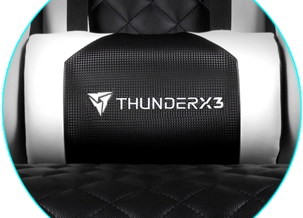 ThunderX3 TGC12 Silla Gaming Negra y Blanca de Cuero Sintético TEGC-2008101.21