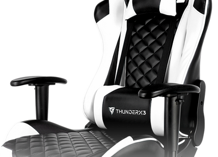 ThunderX3 TGC12 Silla Gaming Negra y Blanca de Cuero Sintético TEGC-2008101.21