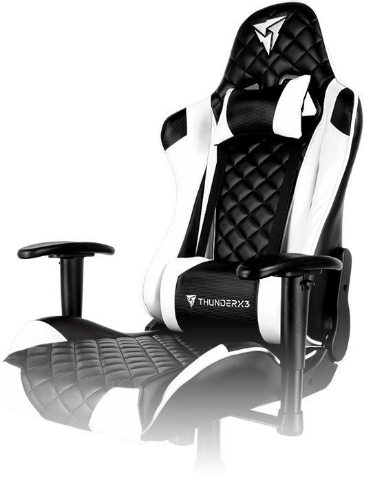 ThunderX3 TGC12 Silla Gaming Negra y Blanca de Cuero Sintético TEGC-2008101.21