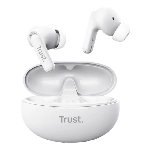 Trust audifonos bluetooth color blanco microf /cancelacion de ruido - 25172