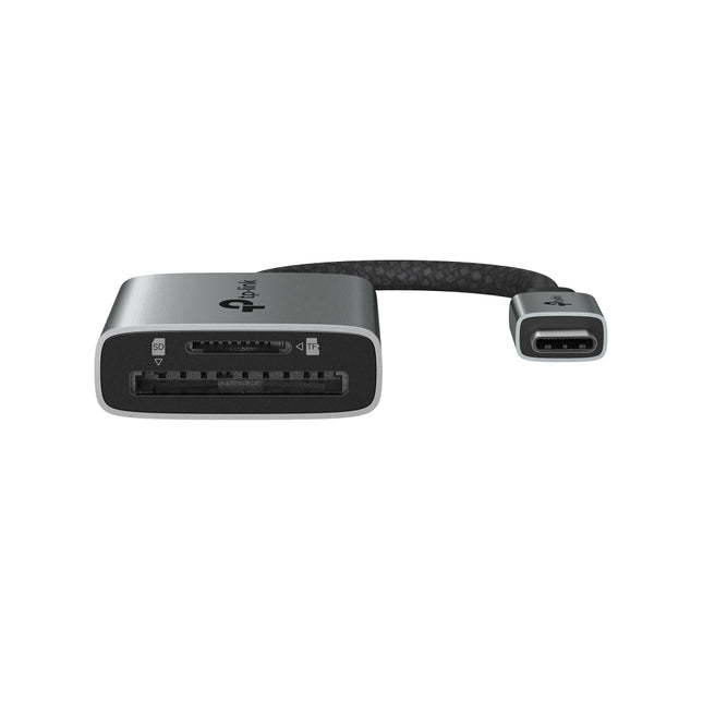 TP-Link UA430C lector tarjetas USB 3.2 Type-C vista lateral