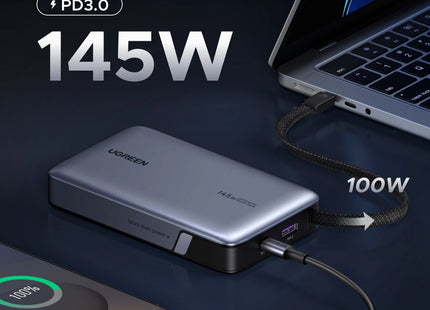 Ugreen Power Bank PB551 20000mAh 145W, 55992B