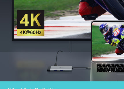 Hub USB Tipo-C 6 en 1 TP-Link, UH6120C
