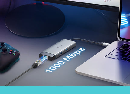 Hub USB Tipo-C 6 en 1 TP-Link, UH6120C