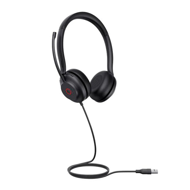 Yealink UH35 Dual Teams Auriculares USB-C/A Estéreo con 2 Micrófonos y Altavoces de 35 mm