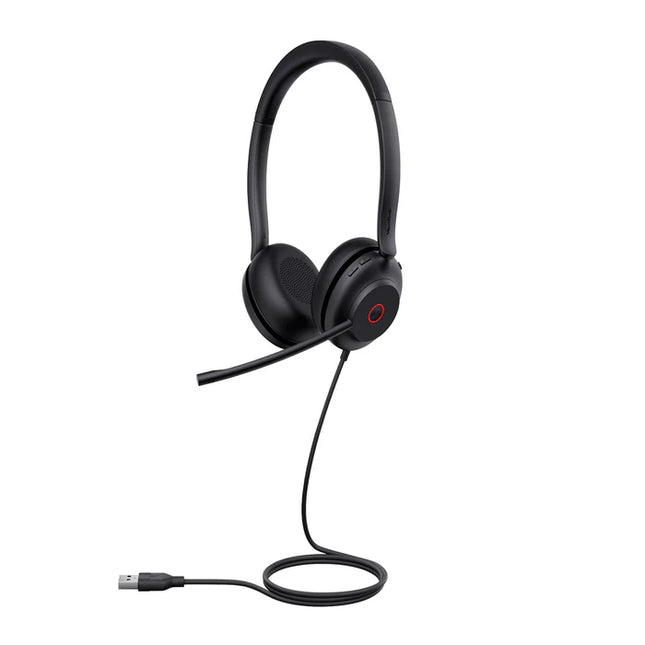 Yealink UH35 Dual Teams Auriculares USB-C/A Estéreo con 2 Micrófonos y Altavoces de 35 mm
