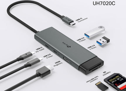 Hub USB-C 7 en 1 TP-Link, UH7020C