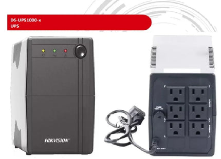 UPS Hikvision DS-UPS1000-X | 1000VA | 600W | Interactivo