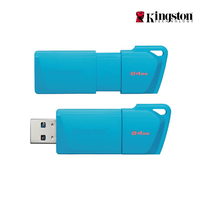 Memoria USB Kingston DT Exodia M | 128GB | USB 3.2 | Neon Azul