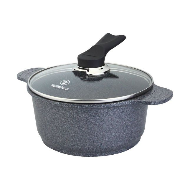 Cacerola Westinghouse WCCC2008024CMG | 3.9 L | Cerámica 5ª generación | Tapa de vidrio | Mango ergonómico