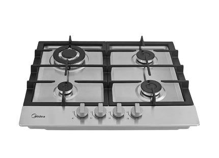 Estufa Empotrable a Gas Midea MTGB24R3402GS | 24" | Triple Flama | Acero Inoxidable | Silver