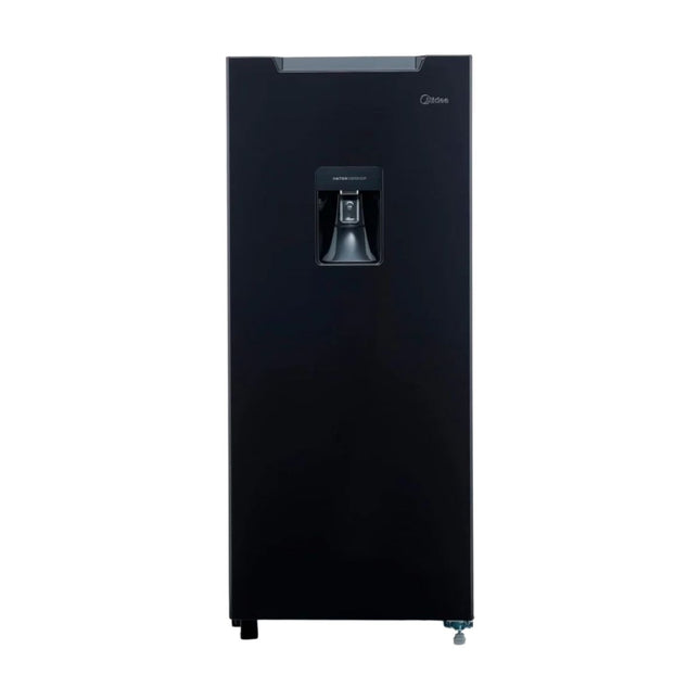 Frigobar Midea MRD190CCDLSW | 7 Pies | Low Frost | Dispensador 2.5L | Cristal Templado | Negro