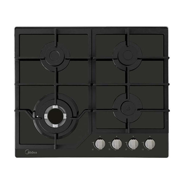 Estufa Empotrable a Gas Midea MTGB24R3402GG | 24" | 4 Quemadores