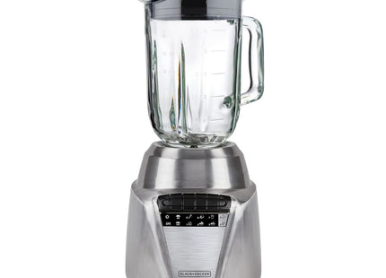 Licuadora Black+Decker Acero Inoxidable BL0876-2SDLA | 700W | 8 Velocidades + Pulso | Jarra de Vidrio 1.25L
