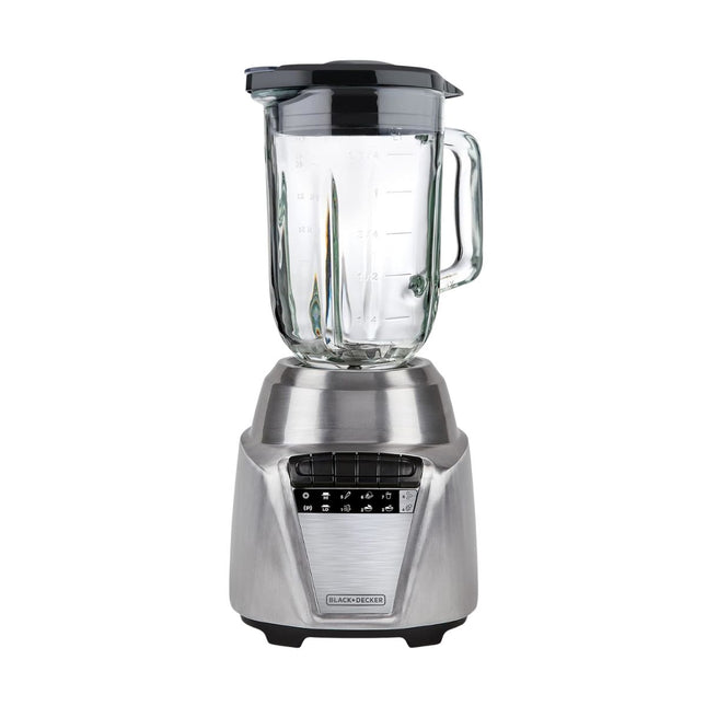 Licuadora Black+Decker Acero Inoxidable BL0876-2SDLA | 700W | 8 Velocidades + Pulso | Jarra de Vidrio 1.25L