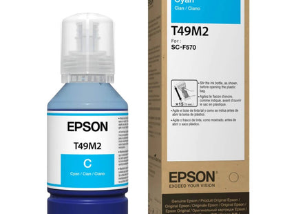 Epson botella tinta ultrachrome T49M  cyan 140 ml-T49M220
