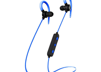 Audífonos Thonet Vander VR10 azul con banda para cuello y controles integrados