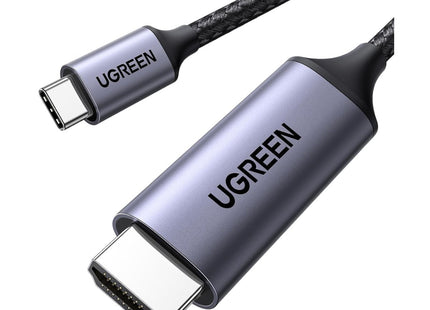 Cable UGREEN USB-C a HDMI MM142 4K 60Hz color negro 1.5 metros