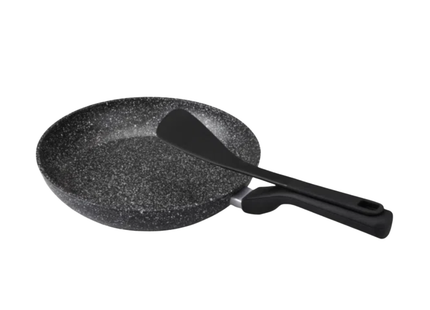 Sartén Westinghouse con Volteador Magnético | 30 cm | Aluminio fundido | Negro