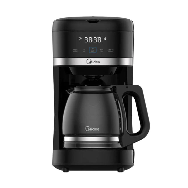 Midea Smart Brew MCD12RWCK Cafetera Programable Digital de Filtro para 12 Tazas