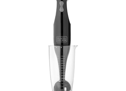 Batidora de Inmersión Black + Decker HB2400B | 200W | 2 Velocidades | Cuchillas de Acero Inoxidable | Negra