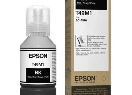 Epson botella tinta ultrachrome T49M  negra 140 ml-T49M120