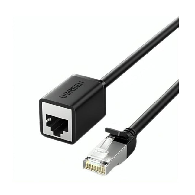 Cable de Extensión Ethernet UGREEN NW112 | CAT 6 | RJ45 Macho a Hembra | 0.5 m | Red de Alta Velocidad