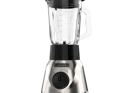 Licuadora Black + Decker Tricuadora BL1686-0SDLA | 800W | 2 Velocidades | Vidrio 1.5L | Vaso Personal 500ml | Acero Inoxidable