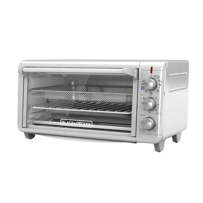 Horno con Freidora de Aire Black+Decker Crisp 'N Bake, TO3265XSS‑LA