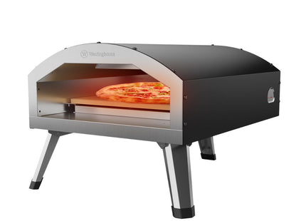 Horno eléctrico para pizza Westinghouse WBGLEG1201C18 | 13" con piedra refractaria | 400°C