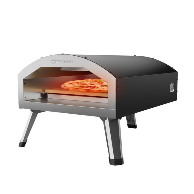 Horno eléctrico para pizza Westinghouse WBGLEG1201C18 | 13" con piedra refractaria | 400°C