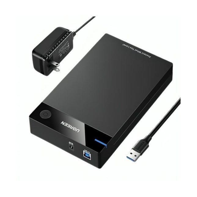 Encapsulador UGREEN US222 | USB 3.0 | Disco Duro 3.5" | SATA
