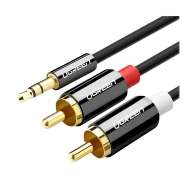 Cable UGREEN AV116 | 3.5mm Macho a 2RCA Macho | 1.5 m | Audio Estéreo