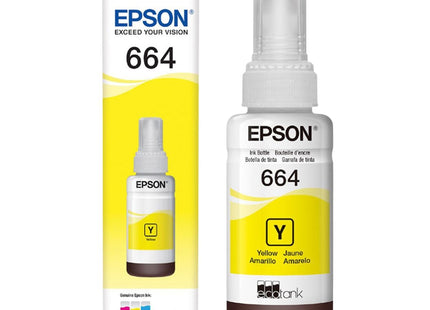 Epson botella tinta amarilla T664420-AL para L110-220-350-355-555 6500 Pag